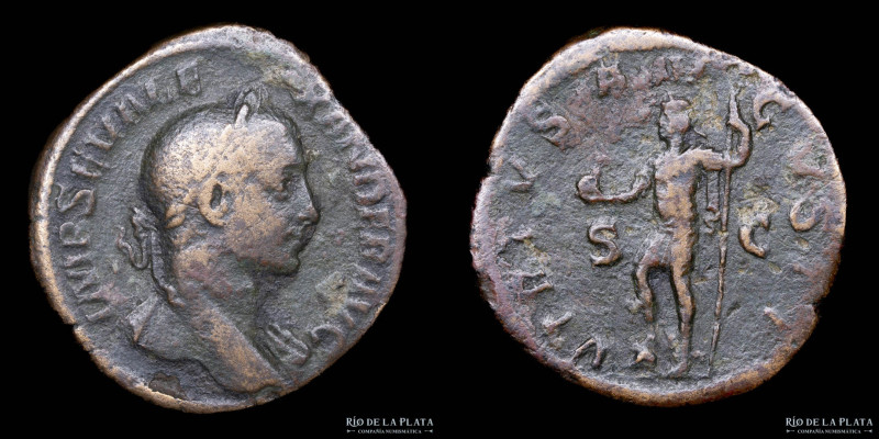Severus Alexander (222-235 AD) Sestertius. Rome mint, struck 228 AD. Bronze; 30m...