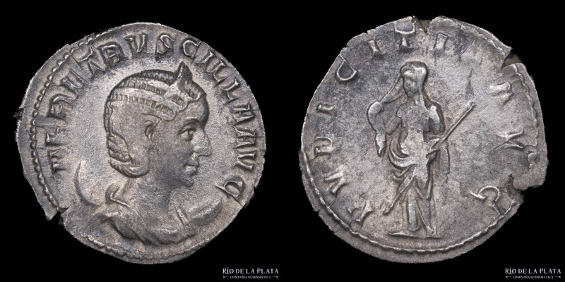 Herennia Etruscilla (249-251AD) Antoninianus. Rome mint. Silver; 22mm; 4.21g. A:...