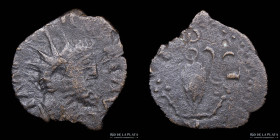 Romano-Gallic. Tetricus I (273-274AD) Barbarous radiate. Sacrificial implements