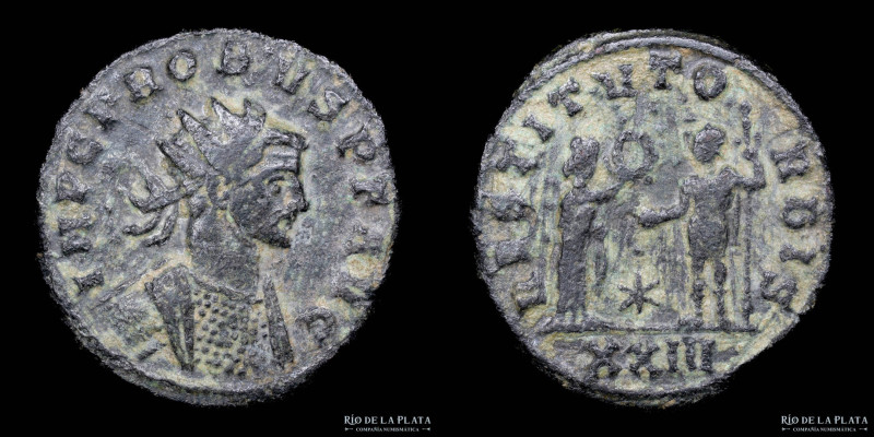 Probus (276-282 AD) Antoninianus. Siscia mint. Bronze; 22mm; 3.67g. A: IMP C PRO...