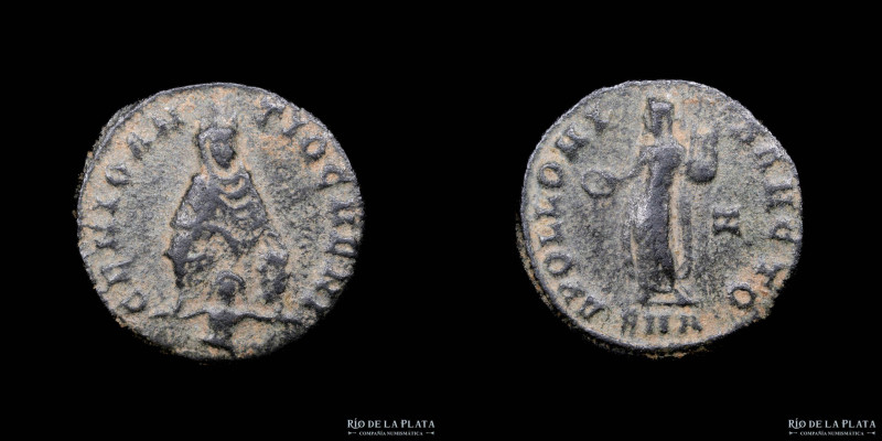 Maximinus II Daia (309-313 AD) ¼ Follis 'Persecution Issue'. Antioch mint (312AD...