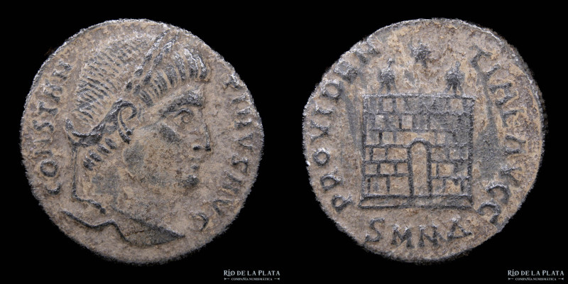 Constantine I (307-337AD) Follis. Nicomedia mint, 4th. Officinae (324-325AD) Bro...