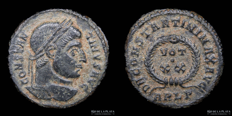 Constantine I (307-337AD) Centenional. Arles mint, 1st. Officinae (322AD) Bronze...