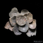 Byzantine. Lot x 10 later AE Scyphate Trachys