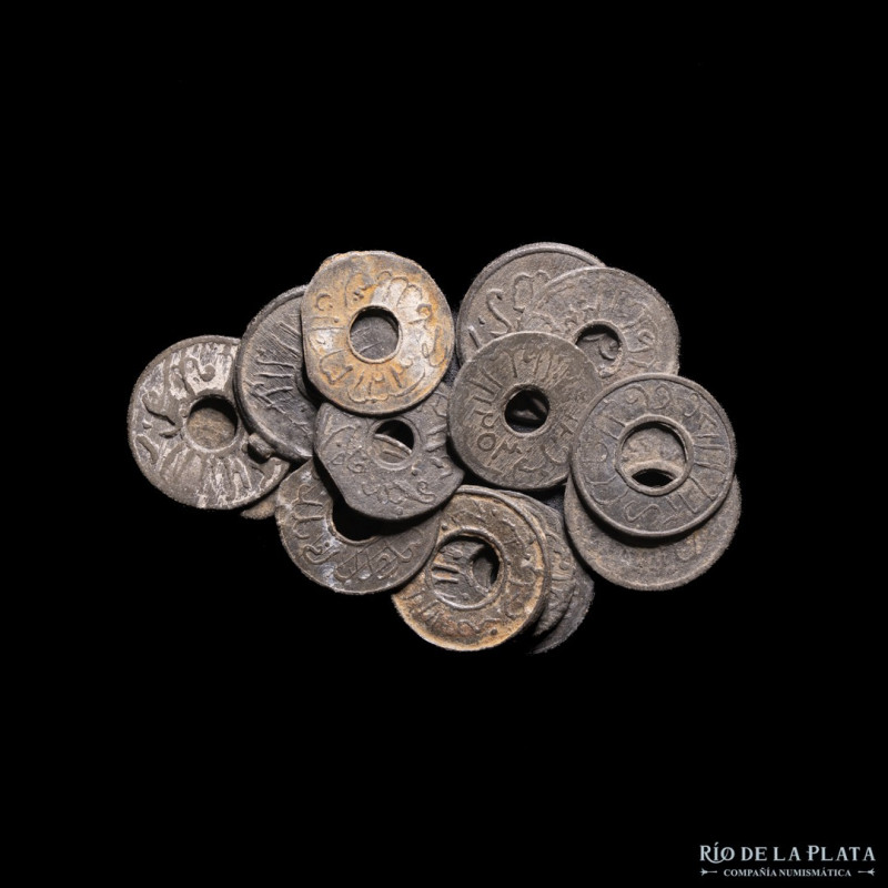 Palembang (Sumatra) Lot x 15 Tin Pitis. Sold as is, no returns

Estimate: USD ...