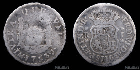 Lima. Fernando VI. 1 Real 1753 J. Columnaria. KM52