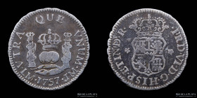 Lima. Fernando VI. 1/2 Real 1757 JM. KM51