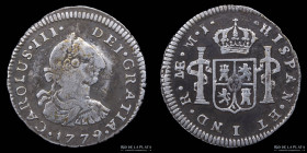 Lima. Carlos III. 1/2 Real 1779 MJ KM74