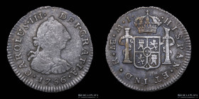 Lima. Carlos III. 1/2 Real 1786 MJ KM74