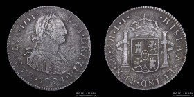 Lima. Carlos IV. 2 Reales 1794 IJ. KM95