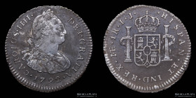 Lima. Carlos IV. 1 Real 1792 IJ. KM94