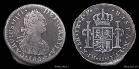 Lima. Carlos IV. 1 Real 1804 JP. KM94