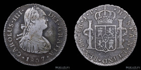 Lima. Carlos IV. 1 Real 1807 JP. KM94