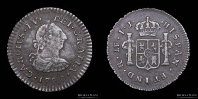 Lima. Carlos IV. 1/2 Real 1790 IJ. KM83