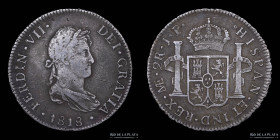 Lima. Fernando VII. 2 Reales 1818 JP. KM115