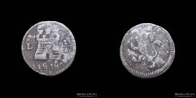 Lima. Fernando VII. 1/4 Real 1818 L. KM102.2