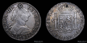 Potosi. Carlos III. 8 Reales 1781 PR. CJ 63.10.3