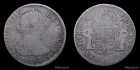 Potosi. Carlos III. 2 Reales 1789 PR. CJ 65.18