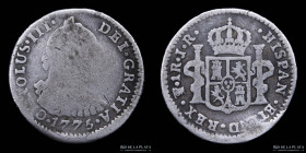 Potosi. Carlos III. 1 Real 1775 JR. CJ 66.3.1