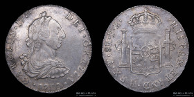 Potosi. Carlos IV. 8 Reales 1790 PR. Transicional. CJ 76.2
