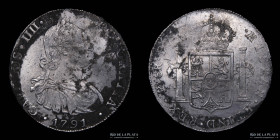 Potosi. Carlos IV. 8 Reales 1791 PR. CJ 76.3