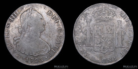 Potosi. Carlos IV. 8 Reales 1792 PR. CJ 76.4.2