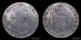 Potosi. Carlos IV. 8 Reales 1805 PJ. CJ 76.17.2