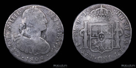 Potosi. Carlos IV. 8 Reales 1808 PJ. CJ 76.20