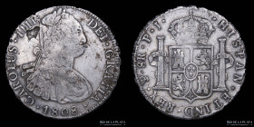 Potosi. Carlos IV. 8 Reales 1808 PJ. CJ 86.1