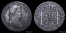 Potosi. Fernando VII. 8 Reales 1825 J CJ 86.15.1