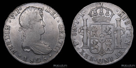 Potosi. Fernando VII. 8 Reales 1825 JL. CJ 86.15.2