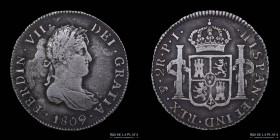 Potosi. Fernando VII. 2 Reales 1809 PJ CJ 88.2
