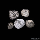 Potosi. Lote x5 monedas. 1/2, 1 y 2 Reales. A clasificar