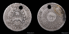 Provincias Unidas. 1 Real 1813 J. CJ 13.1.1