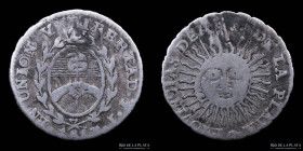 Provincias Unidas. 1/2 Real 1813. CJ 16