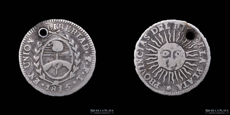 Argentina. Provincias Unidas del Río de la Plata. 1/2 Sol 1815 FL (Francisco Jos...