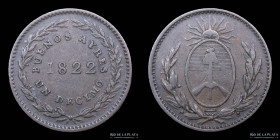 Argentina. Buenos Aires. 1 Decimo 1822. CJ 1