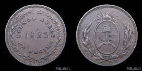 Argentina. Buenos Aires. 1 Decimo 1823. CJ 2