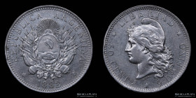 Argentina. 50 Centavos 1882. Medio Patacon. CJ 16