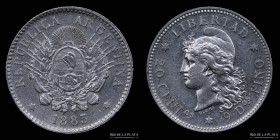 Argentina. 20 Centavos 1883. CJ 19