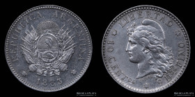 Argentina. 10 Centavos 1883. CJ 21