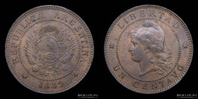 Argentina. 1 Centavo 1889 CJ 45