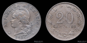 Argentina. 20 Centavos 1921. CJ 71