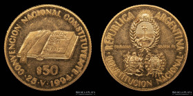 Argentina. 50 Pesos 1994. Convencion Constituyente. CJ 11.1.1