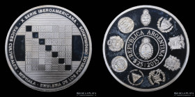 Argentina. 25 Pesos 2015. X Serie Iberoamericana. CJ 10.9