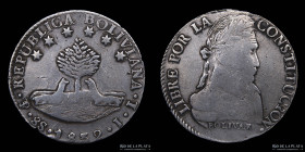 Bolivia. 8 Soles 1832 JL . KM97