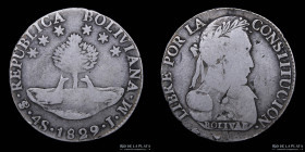 Bolivia. 4 Soles 1829 JM. KM96