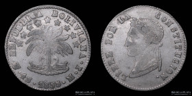 Bolivia. 4 Soles 1855 MJ. KM123.2