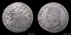 Bolivia. 4 Soles 1858 FJ. KM123.2