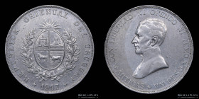 Uruguay. 1 Peso 1917. KM23